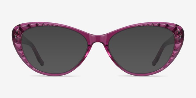 Persona Cassis AcetateEyeglass Frames from EyeBuyDirect, with Tinted Lenses