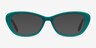 Selina Teal & Tortoise AcetateEyeglass Frames from EyeBuyDirect, with Tinted Lenses