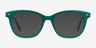 Yana Teal AcetateEyeglass Frames from EyeBuyDirect, with Tinted Lenses