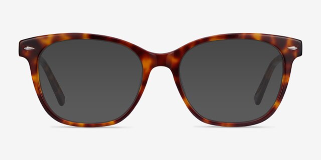 Yana Tortoise AcetateEyeglass Frames from EyeBuyDirect, with Tinted Lenses