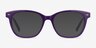 Yana Purple AcetateEyeglass Frames from EyeBuyDirect, with Tinted Lenses