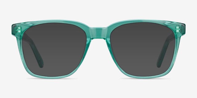 Jamie Emerald Green AcétateMontures de lunettes de vue d'EyeBuyDirect, Avec des Verres Teintés
