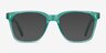 Jamie Emerald Green AcétateMontures de lunettes de vue d'EyeBuyDirect, Avec des Verres Teintés