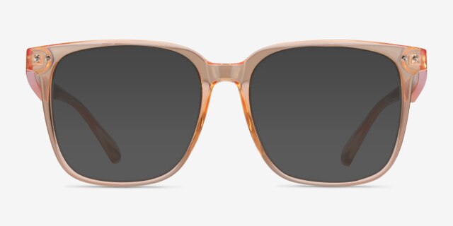 Piano Melon PlasticEyeglass Frames from EyeBuyDirect, with Tinted Lenses