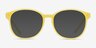 Dutchess Yellow PlasticEyeglass Frames from EyeBuyDirect, with Tinted Lenses