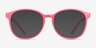 Dutchess Neon Pink PlasticEyeglass Frames from EyeBuyDirect, with Tinted Lenses
