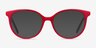 Patriot Red & Navy AcetateEyeglass Frames from EyeBuyDirect, with Tinted Lenses