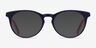 Tradition Navy & Red AcetateEyeglass Frames from EyeBuyDirect, with Tinted Lenses