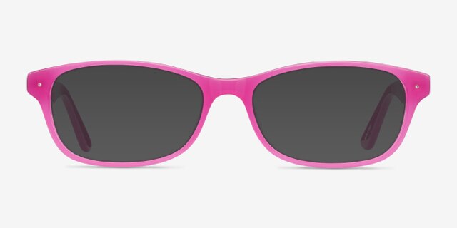 Kedah Pink AcetateEyeglass Frames from EyeBuyDirect, with Tinted Lenses