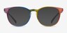 Rainbow Arc-en-ciel PlastiqueMontures de lunettes de vue d'EyeBuyDirect, Avec des Verres Teintés