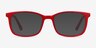 Equality Red AcetateEyeglass Frames from EyeBuyDirect, with Tinted Lenses