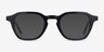 Victor Black AcetateEyeglass Frames from EyeBuyDirect, with Tinted Lenses