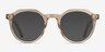 Mikoto Light Brown AcetateEyeglass Frames from EyeBuyDirect, with Tinted Lenses