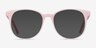 Solveig Pink & Red AcetateEyeglass Frames from EyeBuyDirect, with Tinted Lenses