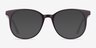 Solveig Purple AcetateEyeglass Frames from EyeBuyDirect, with Tinted Lenses