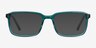 Rafferty Teal AcetateEyeglass Frames from EyeBuyDirect, with Tinted Lenses