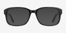 Tobias Black AcetateEyeglass Frames from EyeBuyDirect, with Tinted Lenses
