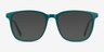 Finn Teal AcetateEyeglass Frames from EyeBuyDirect, with Tinted Lenses