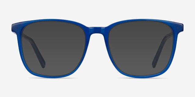 Finn Bleu AcétateMontures de lunettes de vue d'EyeBuyDirect, Avec des Verres Teintés