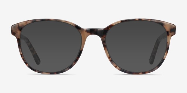 Gable Ivory Tortoise AcetateEyeglass Frames from EyeBuyDirect, with Tinted Lenses