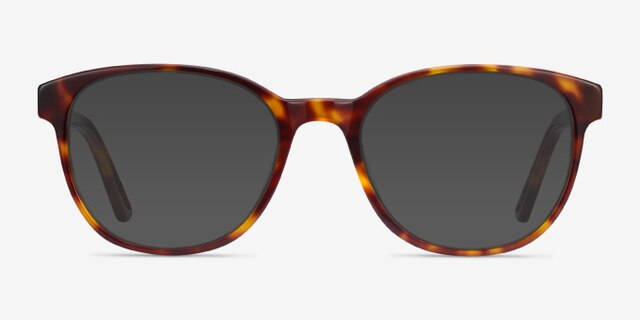 Gable Tortoise AcetateEyeglass Frames from EyeBuyDirect, with Tinted Lenses