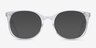Greta Clear AcetateEyeglass Frames from EyeBuyDirect, with Tinted Lenses