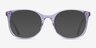 Greta Clear Purple AcétateMontures de lunettes de vue d'EyeBuyDirect, Avec des Verres Teintés