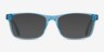 Pochi Blue AcetateEyeglass Frames from EyeBuyDirect, with Tinted Lenses