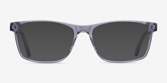 Pochi Gray AcetateEyeglass Frames from EyeBuyDirect, with Tinted Lenses