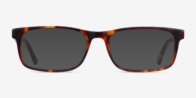 Vista Brown Tortoise AcetateEyeglass Frames from EyeBuyDirect, with Tinted Lenses