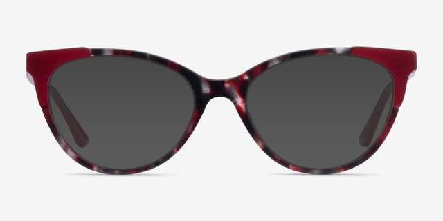 Dorset Pink Tortoise AcetateEyeglass Frames from EyeBuyDirect, with Tinted Lenses