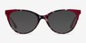 Dorset Pink Tortoise AcetateEyeglass Frames from EyeBuyDirect, with Tinted Lenses