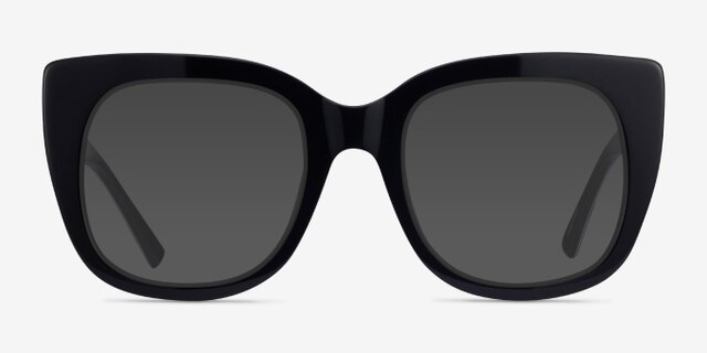 Unique Black & Panther AcetateEyeglass Frames from EyeBuyDirect, with Tinted Lenses