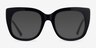 Unique Black & Panther AcetateEyeglass Frames from EyeBuyDirect, with Tinted Lenses