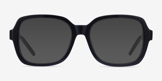 Renee Noir AcétateMontures de lunettes de vue d'EyeBuyDirect, Avec des Verres Teintés