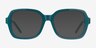 Renee Teal AcetateEyeglass Frames from EyeBuyDirect, with Tinted Lenses