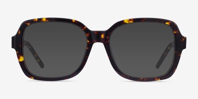 Renee Tortoise AcetateEyeglass Frames from EyeBuyDirect, with Tinted Lenses