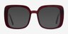 Heather Burgundy AcetateEyeglass Frames from EyeBuyDirect, with Tinted Lenses