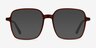 Sixto Coffee AcetateEyeglass Frames from EyeBuyDirect, with Tinted Lenses