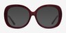 Pamela Burgundy AcetateEyeglass Frames from EyeBuyDirect, with Tinted Lenses