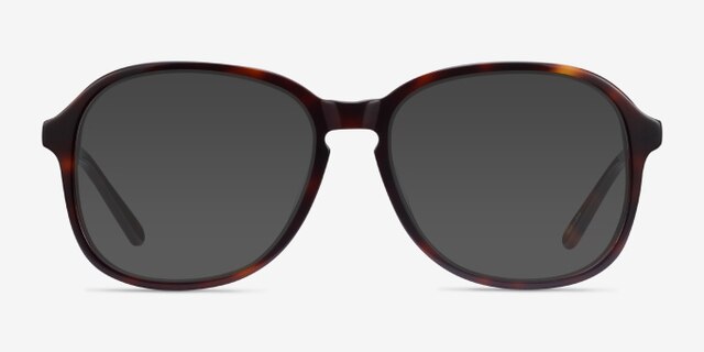 Randy Tortoise AcetateEyeglass Frames from EyeBuyDirect, with Tinted Lenses