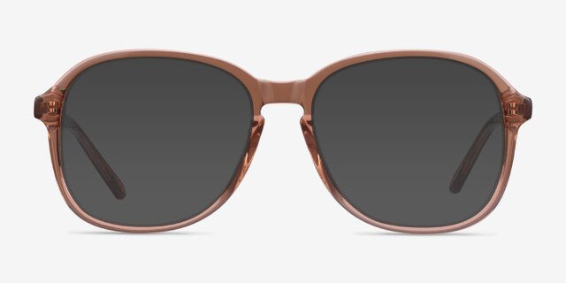 Randy Brown AcetateEyeglass Frames from EyeBuyDirect, with Tinted Lenses
