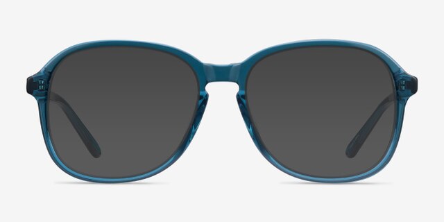Randy Teal AcetateEyeglass Frames from EyeBuyDirect, with Tinted Lenses