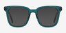 Kenneth Teal AcetateEyeglass Frames from EyeBuyDirect, with Tinted Lenses