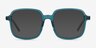 Gaston Teal AcetateEyeglass Frames from EyeBuyDirect, with Tinted Lenses