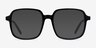 Gaston Black AcetateEyeglass Frames from EyeBuyDirect, with Tinted Lenses