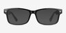 Persisto Black PlasticEyeglass Frames from EyeBuyDirect, with Tinted Lenses