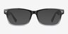 Persisto Black Clear PlasticEyeglass Frames from EyeBuyDirect, with Tinted Lenses