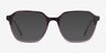 Glib Purple Striped AcetateEyeglass Frames from EyeBuyDirect, with Tinted Lenses