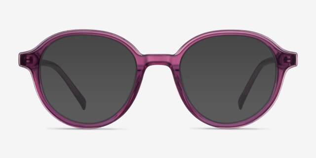 Satisfy Cassis AcetateEyeglass Frames from EyeBuyDirect, with Tinted Lenses